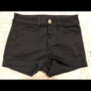 Black American Eagle Shorts